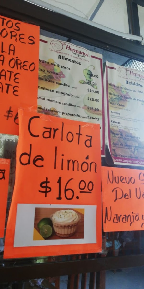 Taquería Hermanos Paco y Luís Menu - Image 4